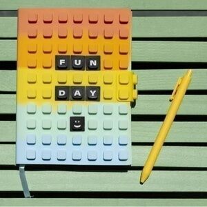Silicone Rainbow Letter Board Journal 100 Pages + 70 Tiles
